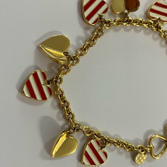 Talbots Striped Heart and Bracelet Set - Picture 7 of 7